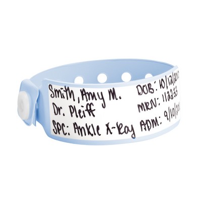 Vinyl Infant Write-On Wristband