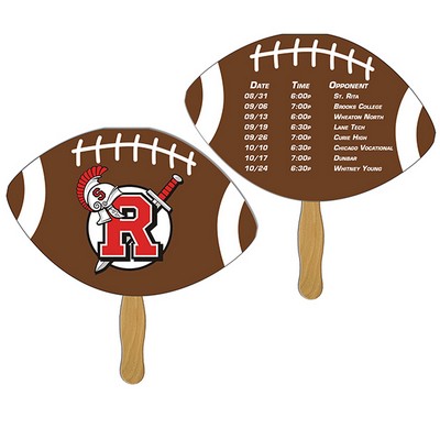 Football Sandwiched Hand Fan