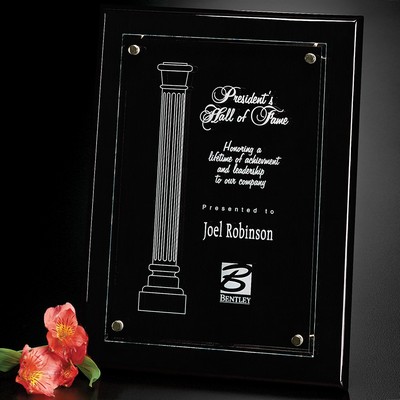 Canterbury Black Plaque 8" x 10"