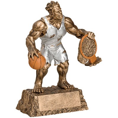 Monster Basketball Resin - 6 3/4" Tall