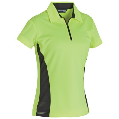 Women's Contempo Zip Polo Shirt