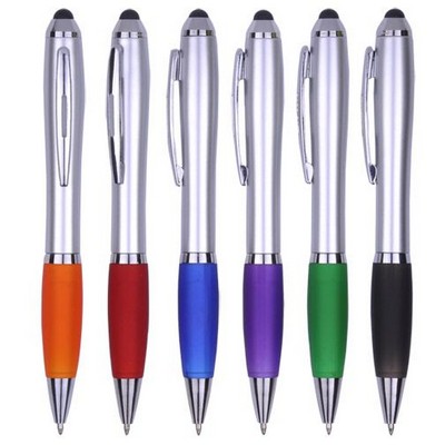 2-in-1 Plastic Ballpoint/Stylus