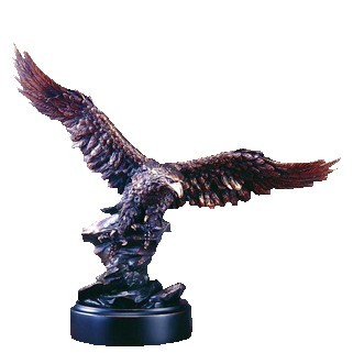 American Eagle, 17"Wx15"H