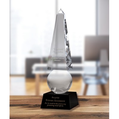 Monumental Obelisk Award (9" x 2 ¾")