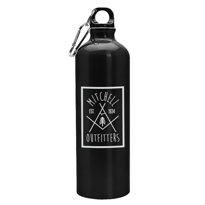 Garyline® Excursion Aluminum Bottle with Carabiner - 25 oz.