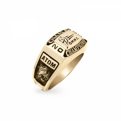 Ladies' Custom Shaped Gold Ring