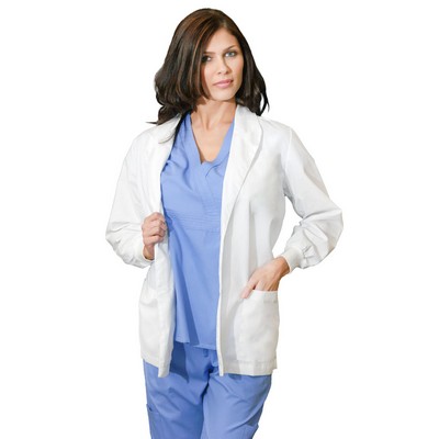 Womens Lab Coat Long Sleeve Cuffed