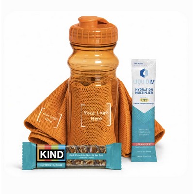 Cooling Towel, Water Bottle Kit