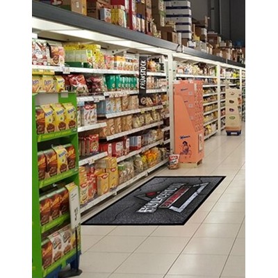 High Resolution POP Rubber Messenger Display Mat - 3' X 6'