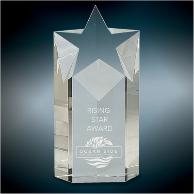 Crystal Rising Star Award, 8"