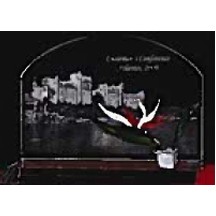 Crystal Caribbean Beachscape Sculpture