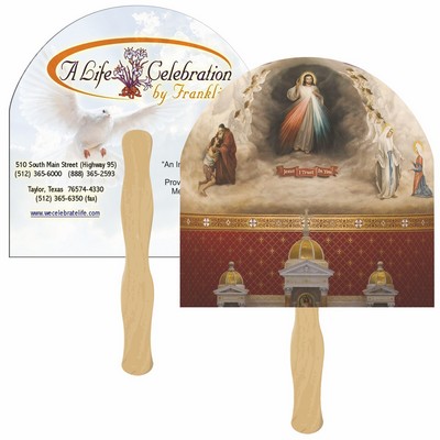 Ascension Hand Fan Full Color (2 Sides)
