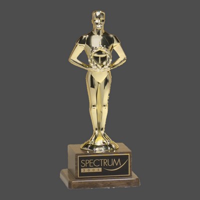 Classic Achiever Figure Award on Walnut Base (10¾")