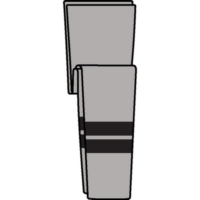 Los Angeles Pro Series Gray Sock w/Black Stripes