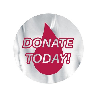 Die Cut Roll Label | Circle | 1/2" dia. | Foil Papers