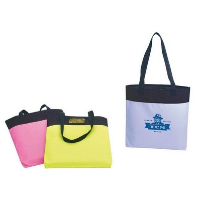 Neon Book Tote Bag (14"x15 1/2"x1 1/4")