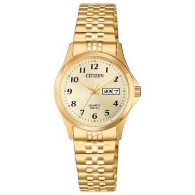 Citizen® Ladies Quartz Expansion Band Stainless Steel Gold-Tone Watch