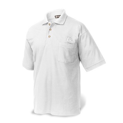 Men's Classic Ringspun Combed Cotton Piqué Polo w/Pocket