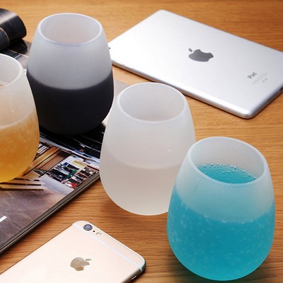 Silicon Wine Cup Matte Color