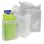 Clear Frost Bag w/Rope Handle (18"x6"x16")