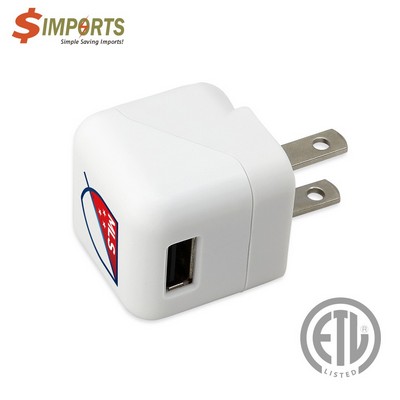 Riverwoods Classic Wall Charger ETL & FCC Certified - Simports