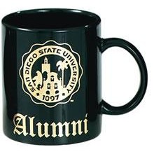 11 Oz. Black C-Handle Coffee Mug