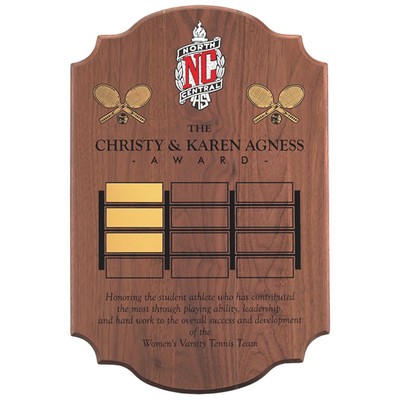 Solid Walnut Scalloped Board