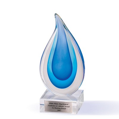 8 ½" Blown Glass Colors Award