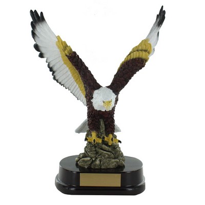 13" Hand Painted American Eagle Trophy