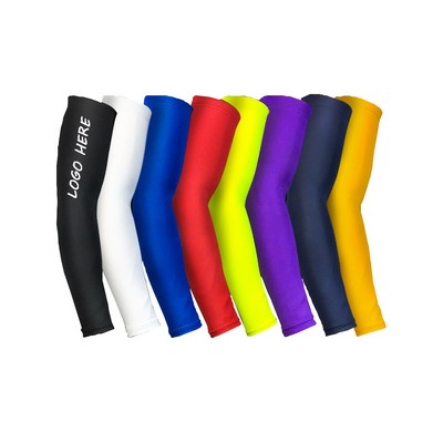 Sports Arm Sleeve W/ Anti-Slip Rubber Strip