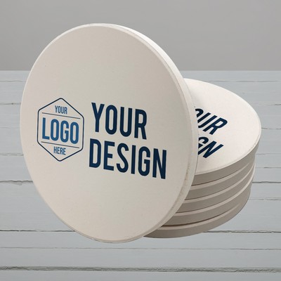 Custom Circle Stone Coasters