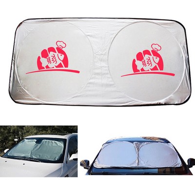 Collapsible Car Sunshade
