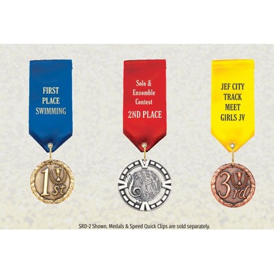 Custom Satin Ribbon Drape 2"x5"