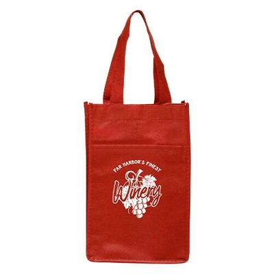 The Luxor Non-Woven Reusable Wine Bag