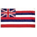 Hawaii Indoor Parade Flag w/Pole Hem And Fringe (5'x8')