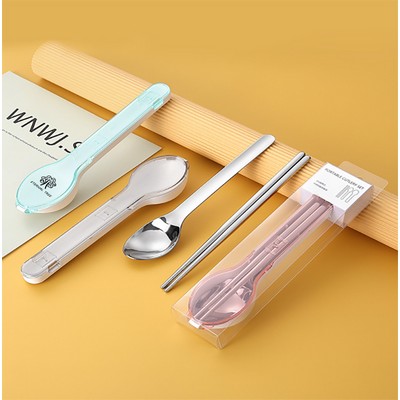 Portable 304 Stainless Steel Tableware Set
