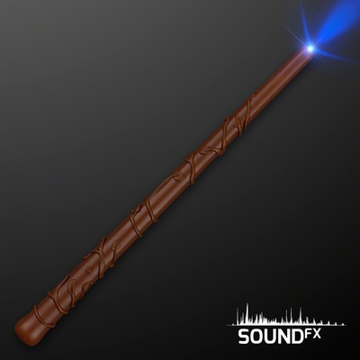 Enchanted Magic Wizard Wand 14.5", Dark Shell - BLANK