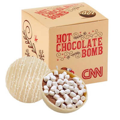 Mega Hot Chocolate Bomb Gift Box - White Chocolate Crystal