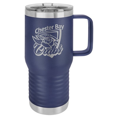 20Oz Dark Blue Polar Camel Travel Mug
