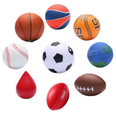 Custom Foam Football Basketball Stress Reliever