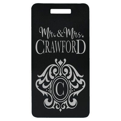 Anodized Aluminum Luggage Tag