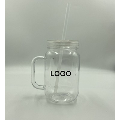 18Oz Mason Jar Mug With Handle