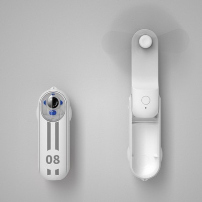 1200mAh 2-In-1 Mini Handheld Fan