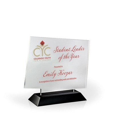 Colorado Award with Black Wood Base - UV Print