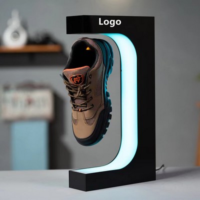 Magnetic Levitation Shoe Display Stand with LED Light for Gift Advertising Exhibition