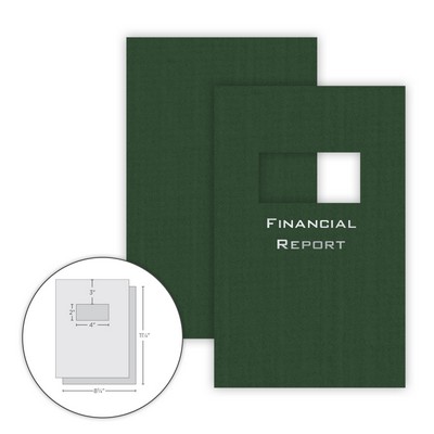 Standard 2 Piece Report & Tax Cover with Window