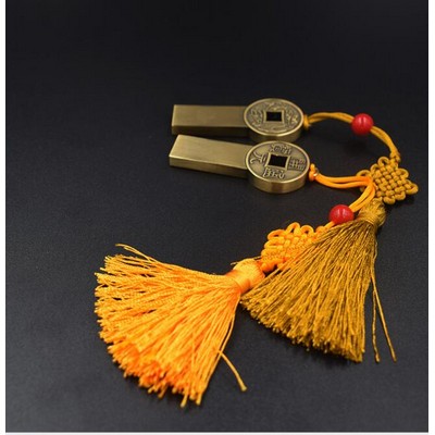 Classical round hole u disk customized-16G