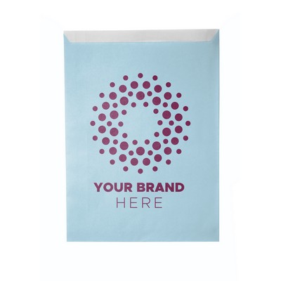 One-color Colored Paper Bag Blue (8.5"W x 11"H)