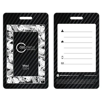 Carbon Fiber Luggage Tags