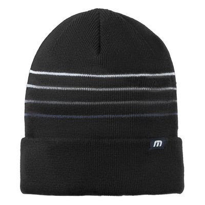 TravisMathew Striped Cuffed Beanie